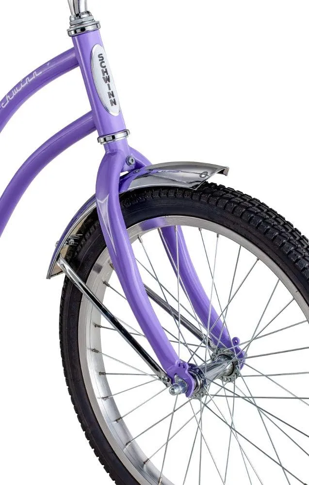 Schwinn Classic Sting-Ray and Fair Lady Beach Cruiser Bike, for Boys and Girls, 20-Inch Wheels, Single-Speed, High Rise Ape Handlebars, Coaster Brakes