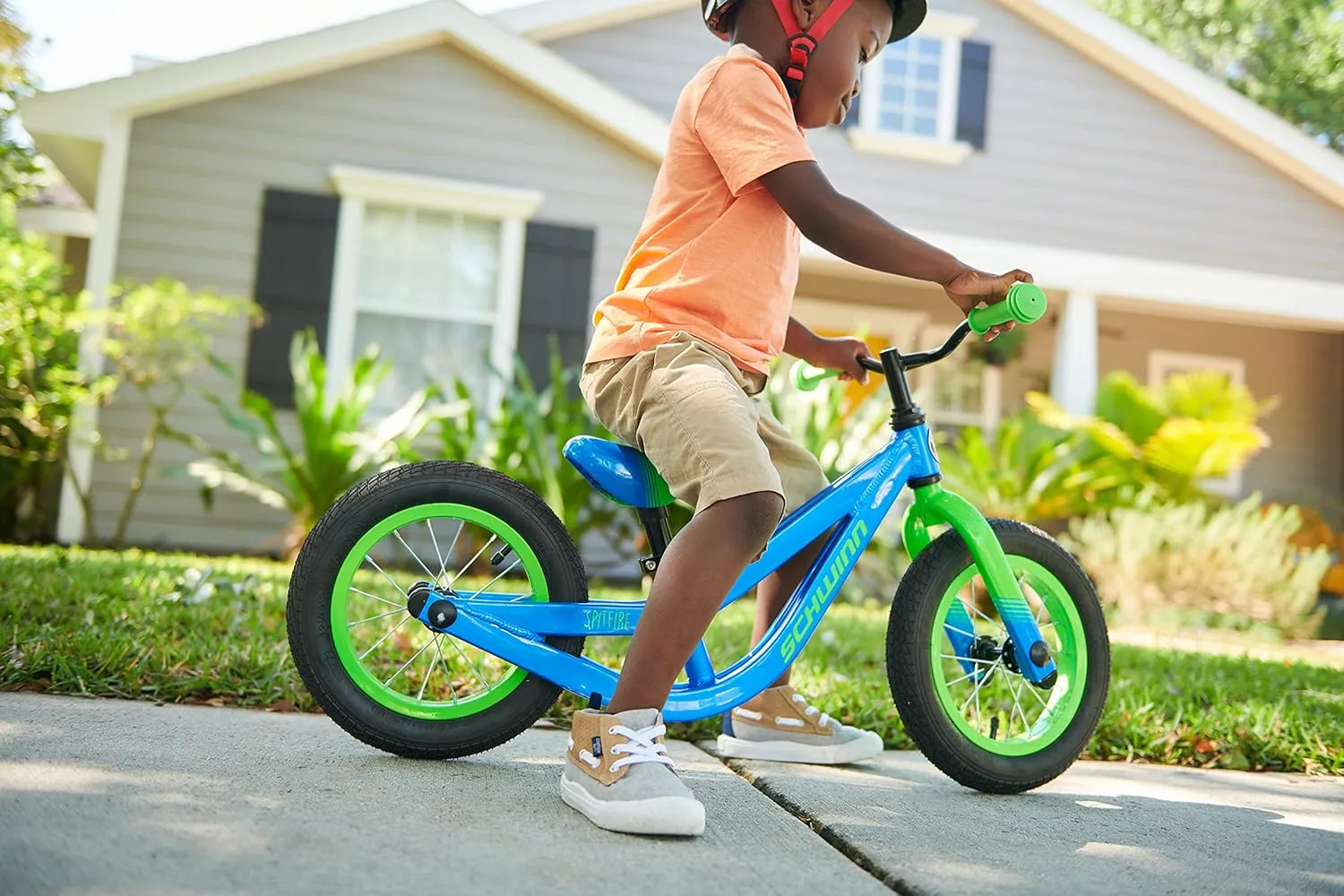 Schwinn Spitfire Kids/Toddlers Balance Bike, 12-Inch Wheels, Beginner Riders Ages 2-4 Years Old, Training Wheels Not Included, Multiple Colors