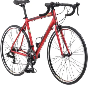 Schwinn Volare 1300 Road Bike, 700c Mens and Womens Bike, 14-Speed Drop Bar Road Bicycle, Aluminum Frame, Sport Tires, Fitness Seat, Alloy Caliper Brakes, Adult Bicycle