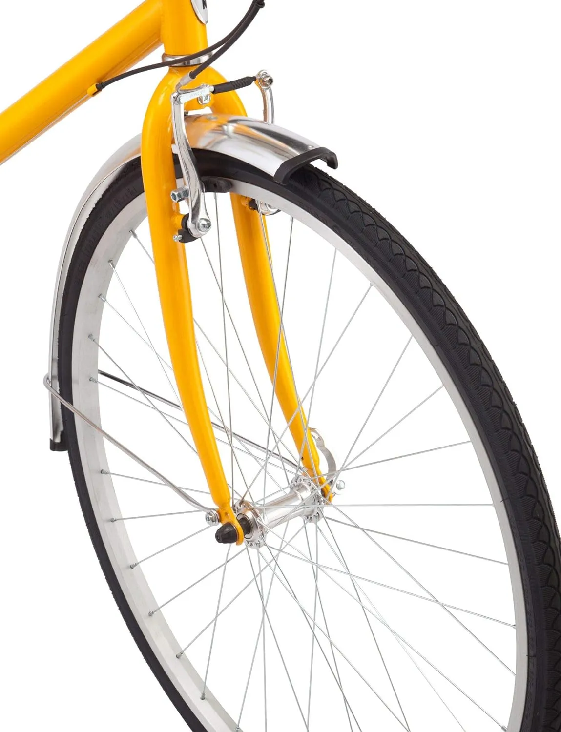 Schwinn Wayfarer Hybrid Bike, 700c Mens and Womens Bike, 7-Speed Hybrid Bicycle, Retro Steel Frame, Front and Rear Linear Pull Brakes, Fenders, Cargo Space, Adult Bicycle
