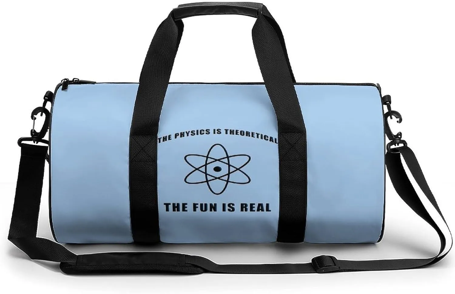 Science Physics Physicist Compact Gym Bag Travel Duffel Bags Lightweight Foldable Sports Tote Gymbag