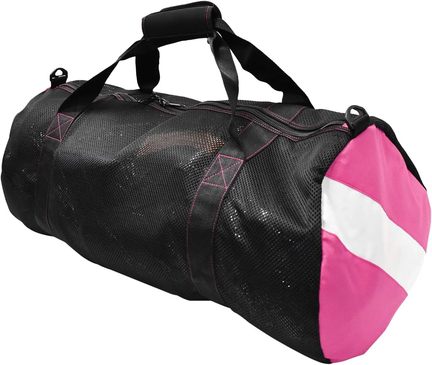 Scuba Choice Collapsible Mesh Duffle Bag for Dive Gear, 600D Polyester, YKK Zipper, 30" x 16", Neoprene Comfort Grip & Extra Shoulder Strap – Durable, Spacious Storage Diving Equipment Accessories