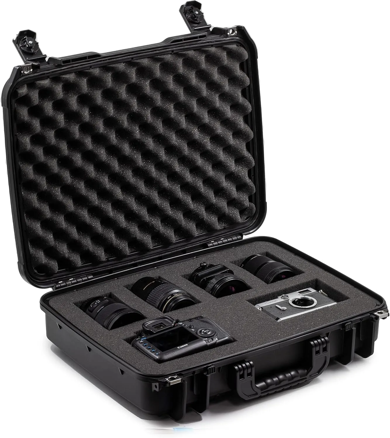 Seahorse 710 Heavy Duty Protective Dry Box Case with Accuform Foam - TSA Approved/Mil Spec / IP67 Waterproof/USA Made for Cameras, Firearms, Camping, Laptops, Consoles, VR