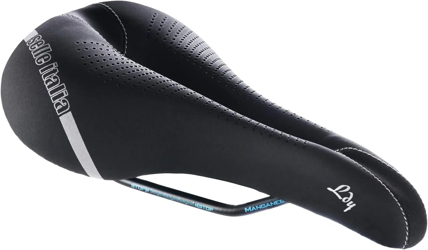 Selle Italia, Lady E-Bike Gel Flow, MTB and Road Bike Saddle - for Women, Black