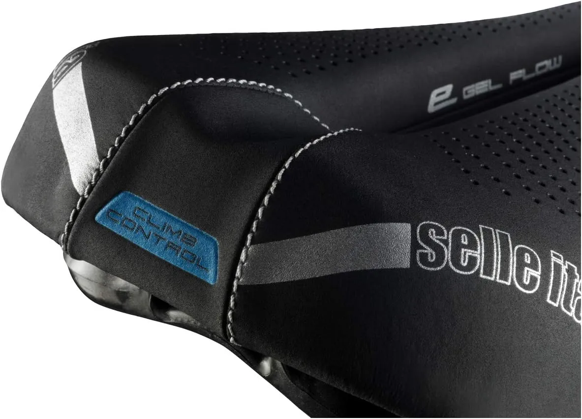 Selle Italia, Lady E-Bike Gel Flow, MTB and Road Bike Saddle - for Women, Black