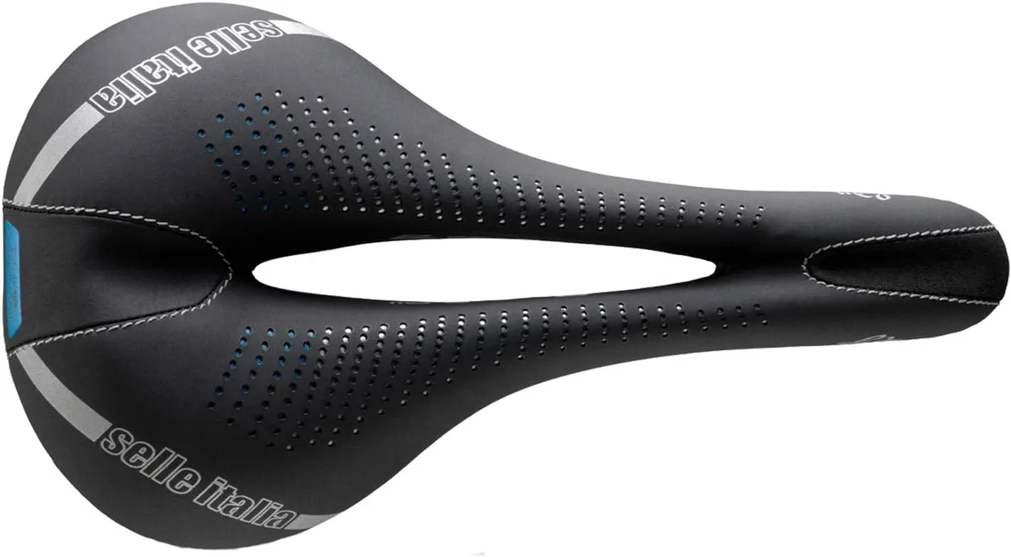 Selle Italia, Lady E-Bike Gel Flow, MTB and Road Bike Saddle - for Women, Black
