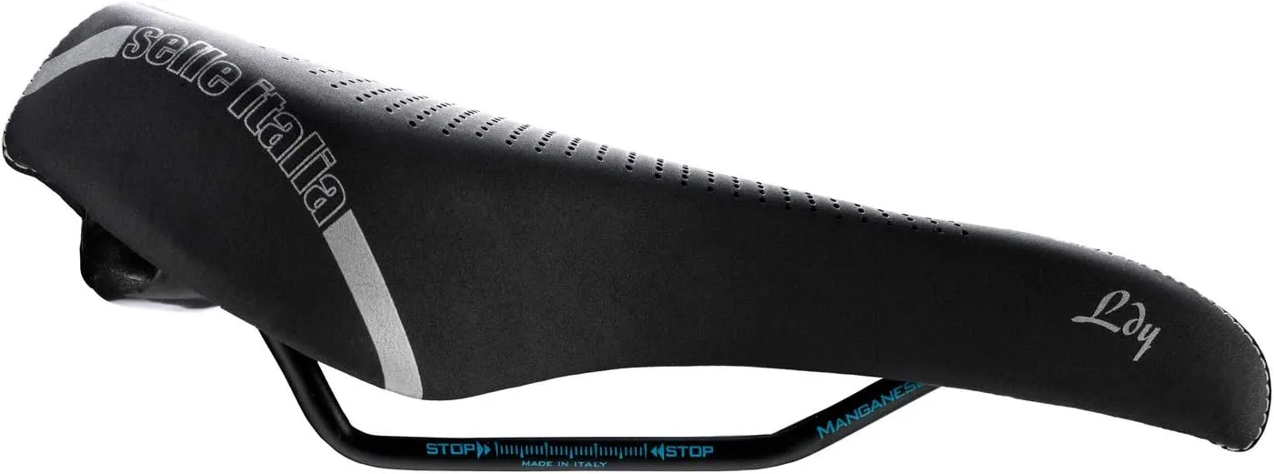 Selle Italia, Lady E-Bike Gel Flow, MTB and Road Bike Saddle - for Women, Black