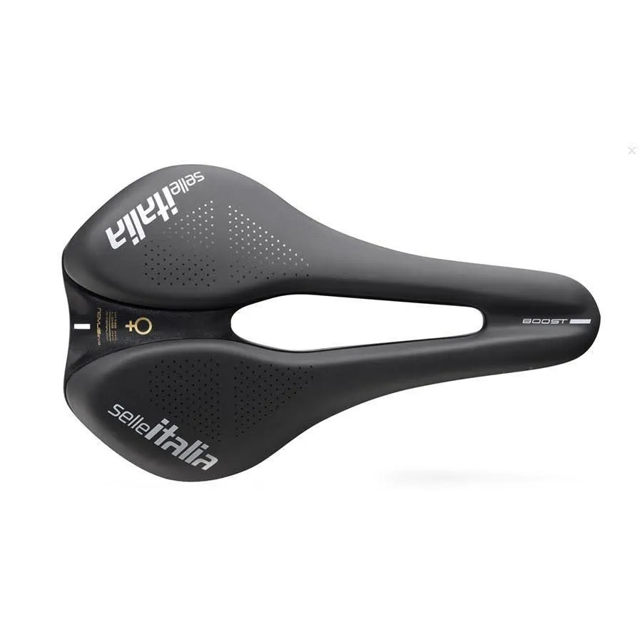 Selle Italia Lady Novus Boost EVO  Superflow Saddle - 245 x 145mm, Women, 242g, Black