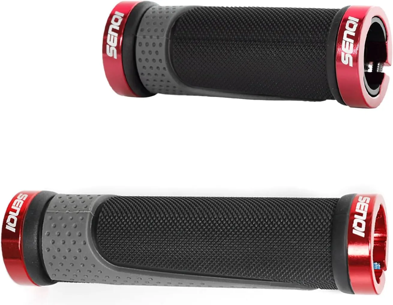 SEQNI Lightweight Bicycle Grips - 130mm & 90mm, Anti-Slip, Suitable for Mountain & BMX Bikes