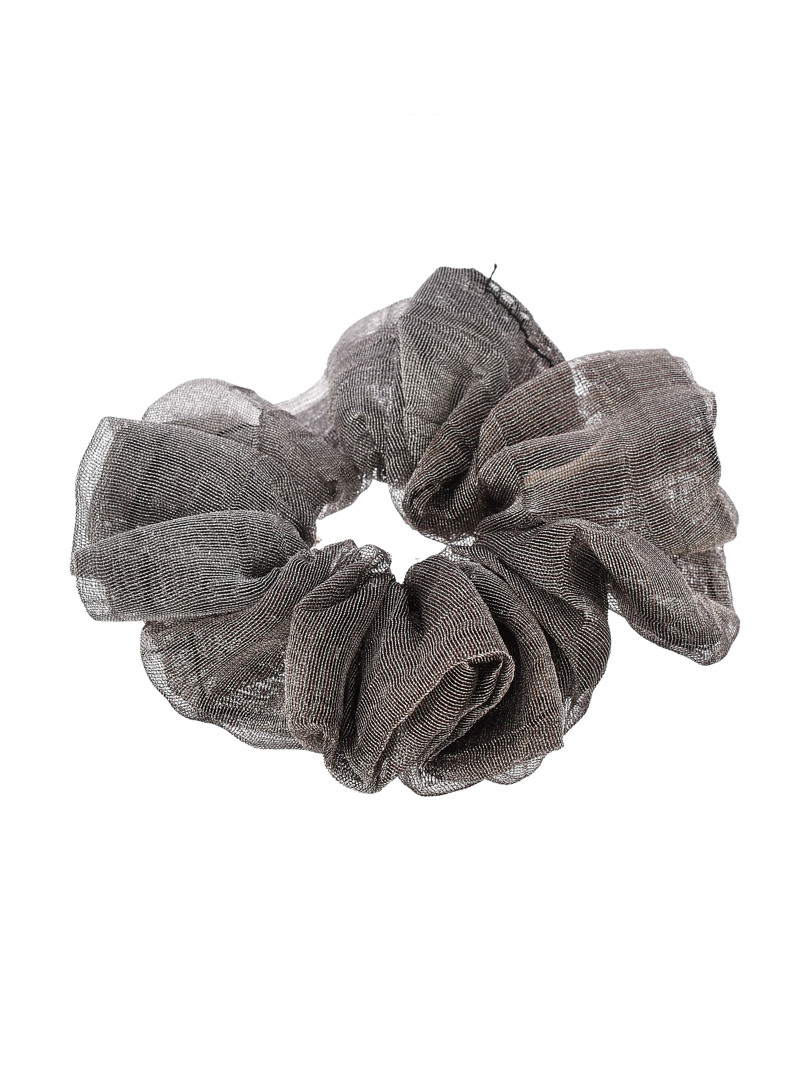 Set of 5 Multi Colored Organza Scrunchies Ponytail Holder