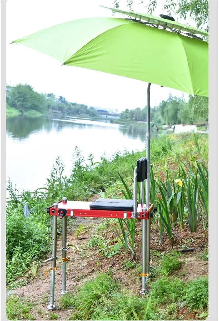 SEYFI Camping Chairs,Fishing Chair Beach Chairng Load-Beachair Outdoor Folding Fishing Chair Set Recliner Multi-Function Fishing Chair/D/Light Grey