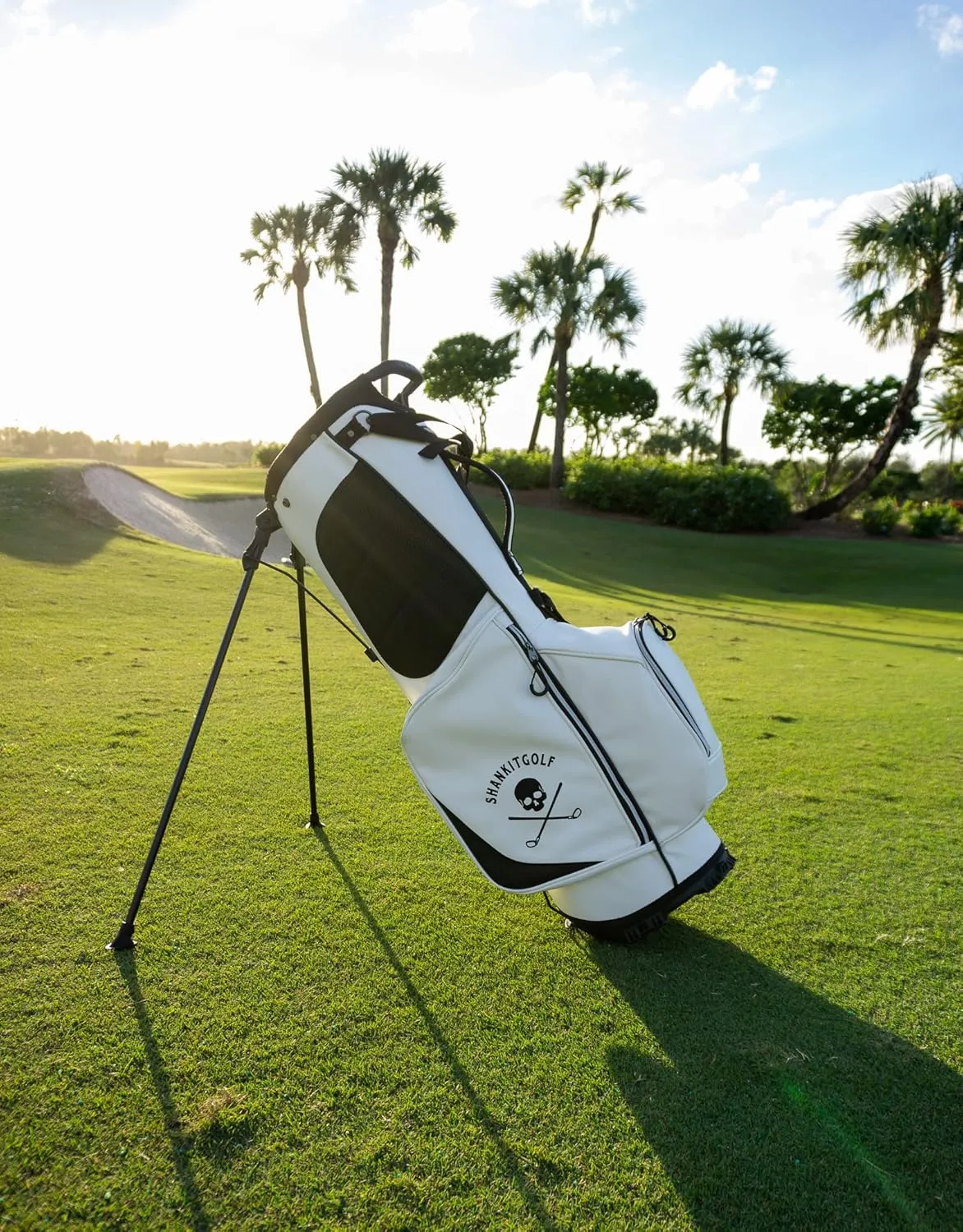 SHANKITGOLF Golf Bag 14 Way and 5 Way Dividers PU Leather with Straps Lightweight Tee Pouch
