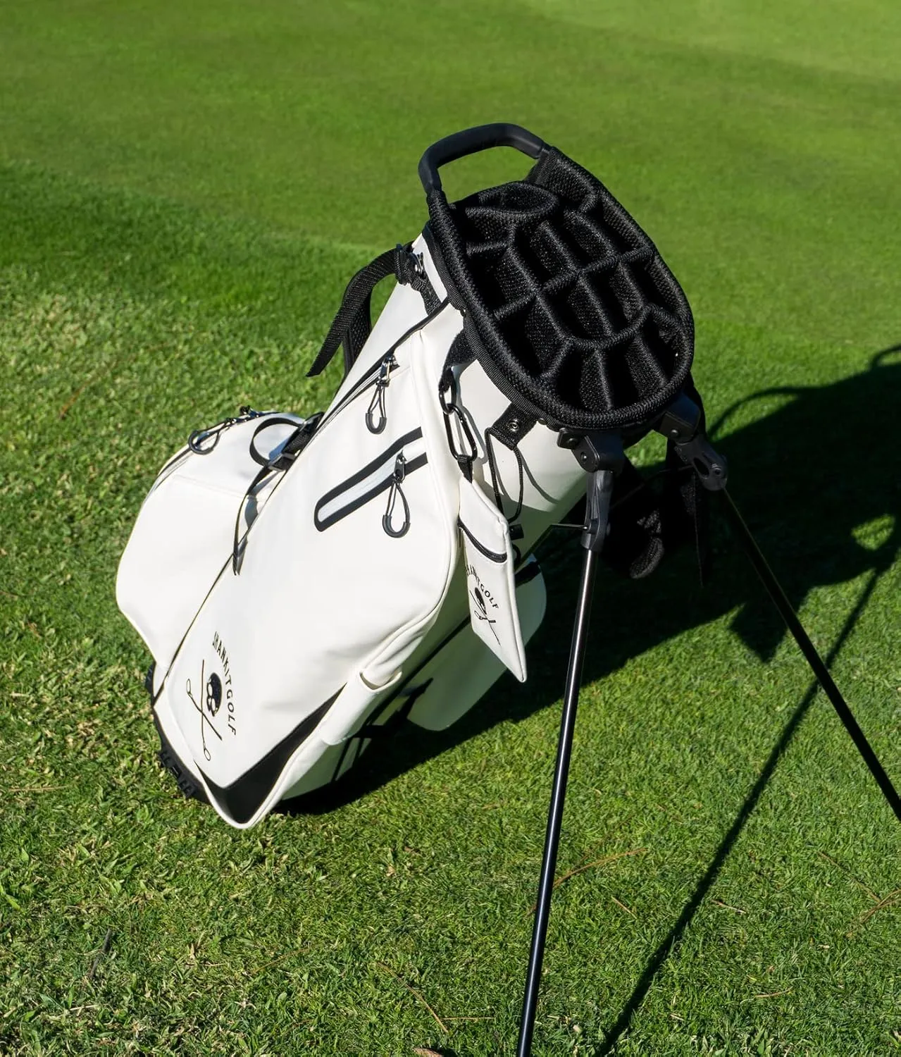 SHANKITGOLF Golf Bag 14 Way and 5 Way Dividers PU Leather with Straps Lightweight Tee Pouch