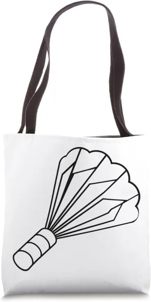 Shuttlecock Featherball Tote Bag