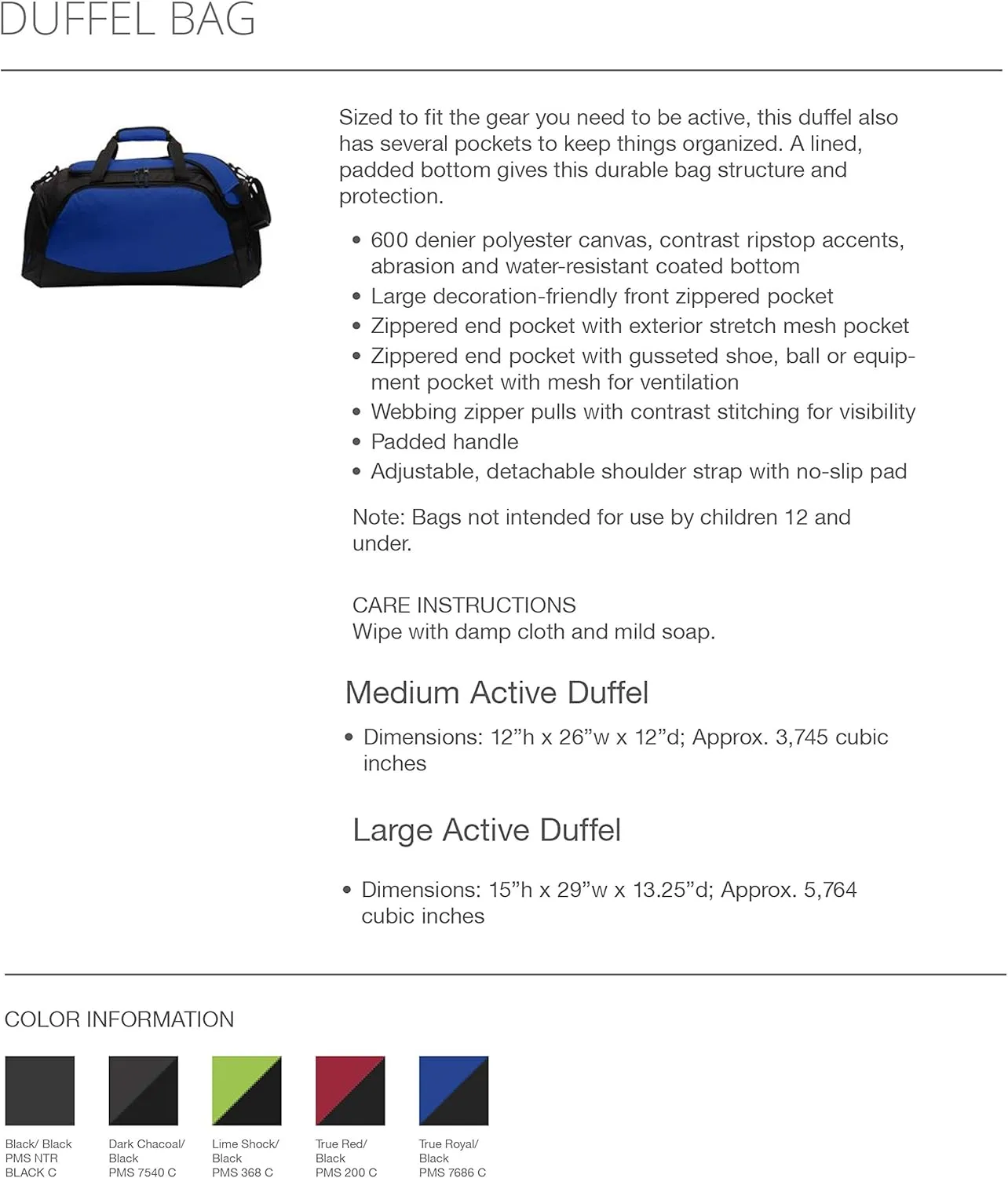 Sigma Nu Active Duffel - SN Travel Bag