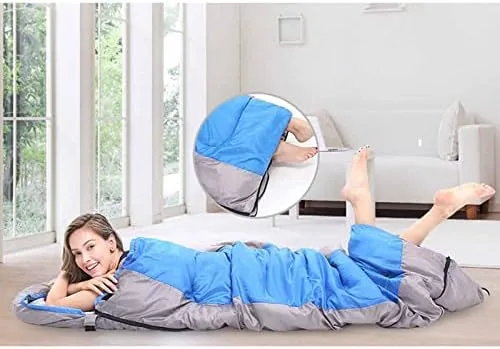 Sleeping Bags for Adults Teens Lightweight Warm Cold Weather Sleeping Bag for All Season Indoor & Outdoor, Camping, Backpacking, Hiking