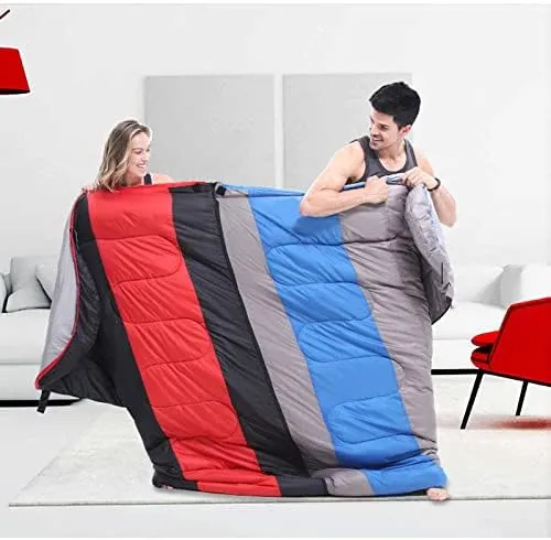 Sleeping Bags for Adults Teens Lightweight Warm Cold Weather Sleeping Bag for All Season Indoor & Outdoor, Camping, Backpacking, Hiking