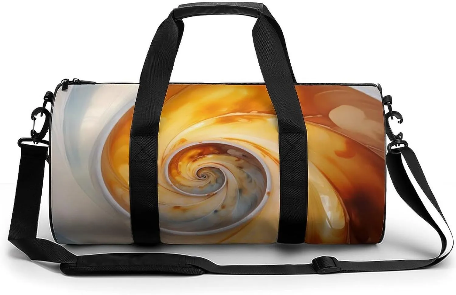 Snail Shell Gym Bag Travel Waterproof Duffel Bag Carryon Overnight Bags Tote Bags for Sports
