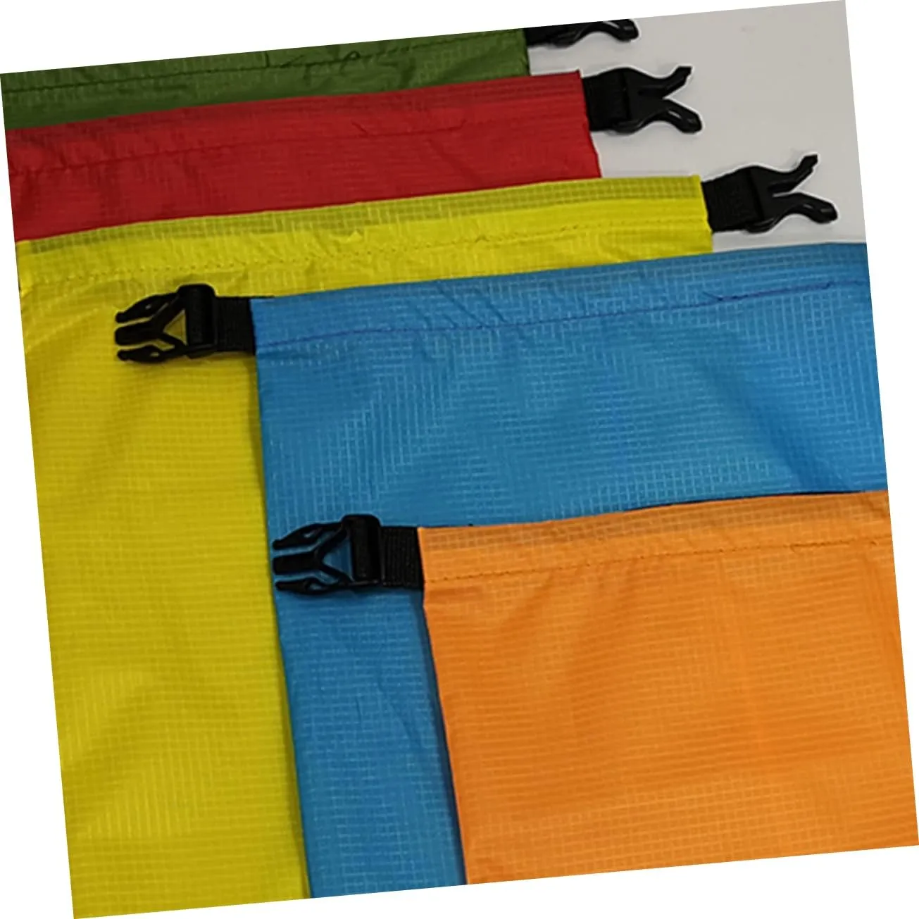 Sosoport Kayak Dry Bag Waterproof 5 Pcs Waterproof Bag for Boating Canoeing Camping Watertight Seal Closure Random Color
