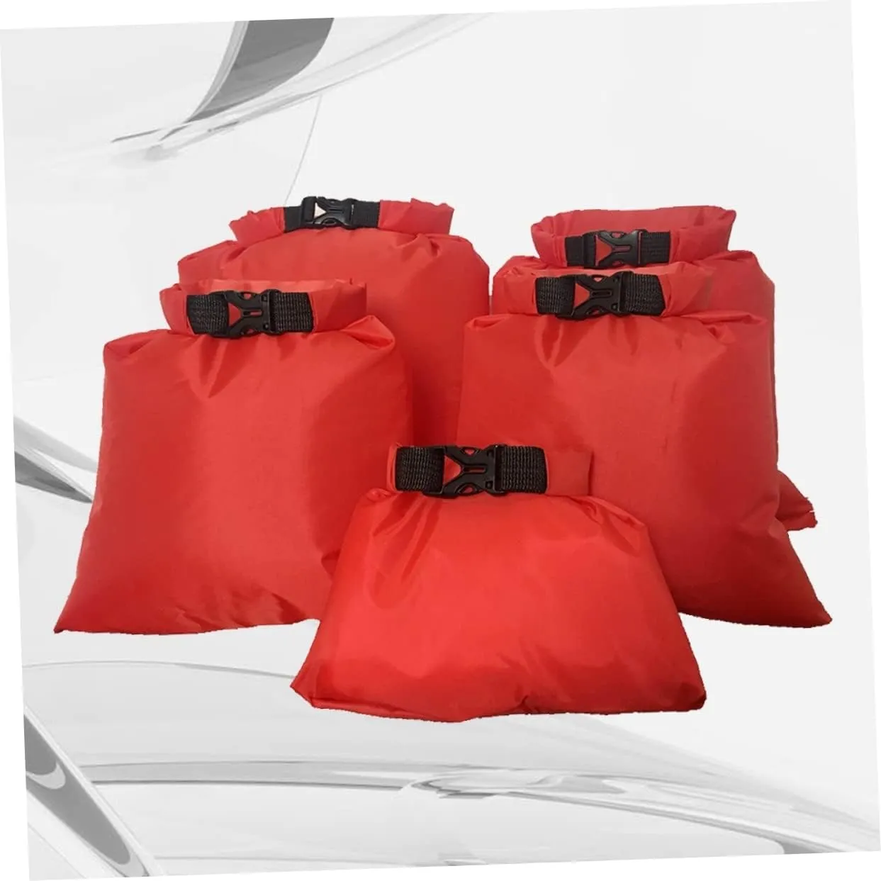 Sosoport Survival Gear Waterproof Dry Bags (1.5l-6l) Roll-top Sealed Double-stitched for Boating Kayaking