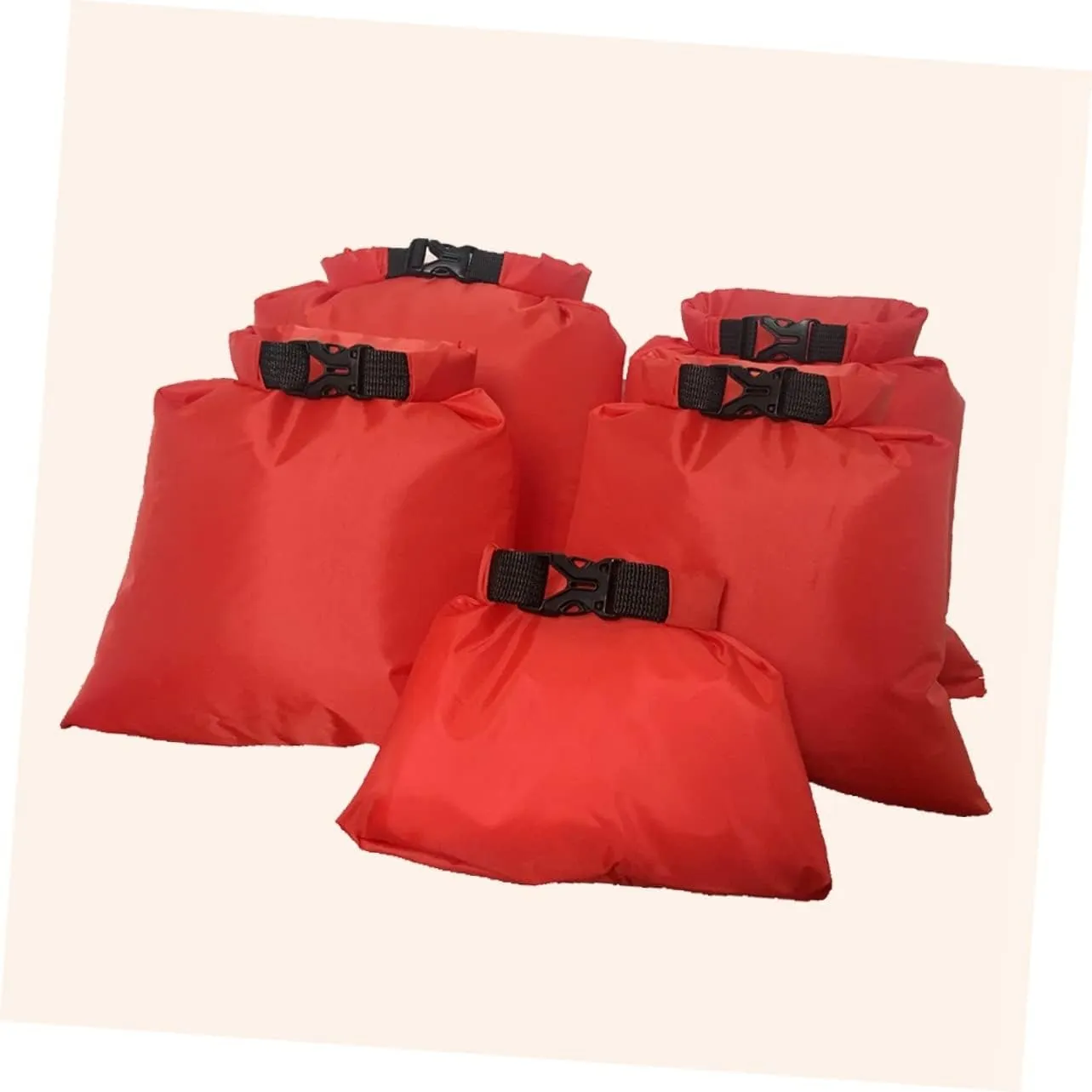 Sosoport Survival Gear Waterproof Dry Bags (1.5l-6l) Roll-top Sealed Double-stitched for Boating Kayaking