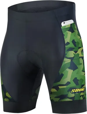 Souke Sports Padded Bike Shorts for Men Cycling Bicycle Shorts Comfortable Road Biking Pants