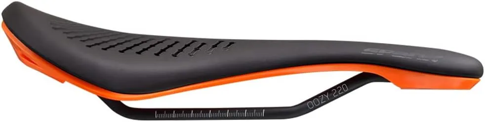 Spank Oozy 220 Saddles: Smooth Surface Contour and Outer Edges Maximize Maneuverability