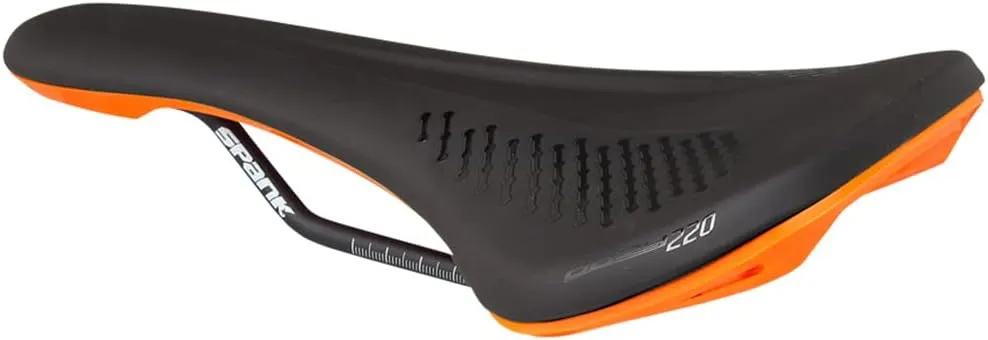 Spank Oozy 220 Saddles: Smooth Surface Contour and Outer Edges Maximize Maneuverability