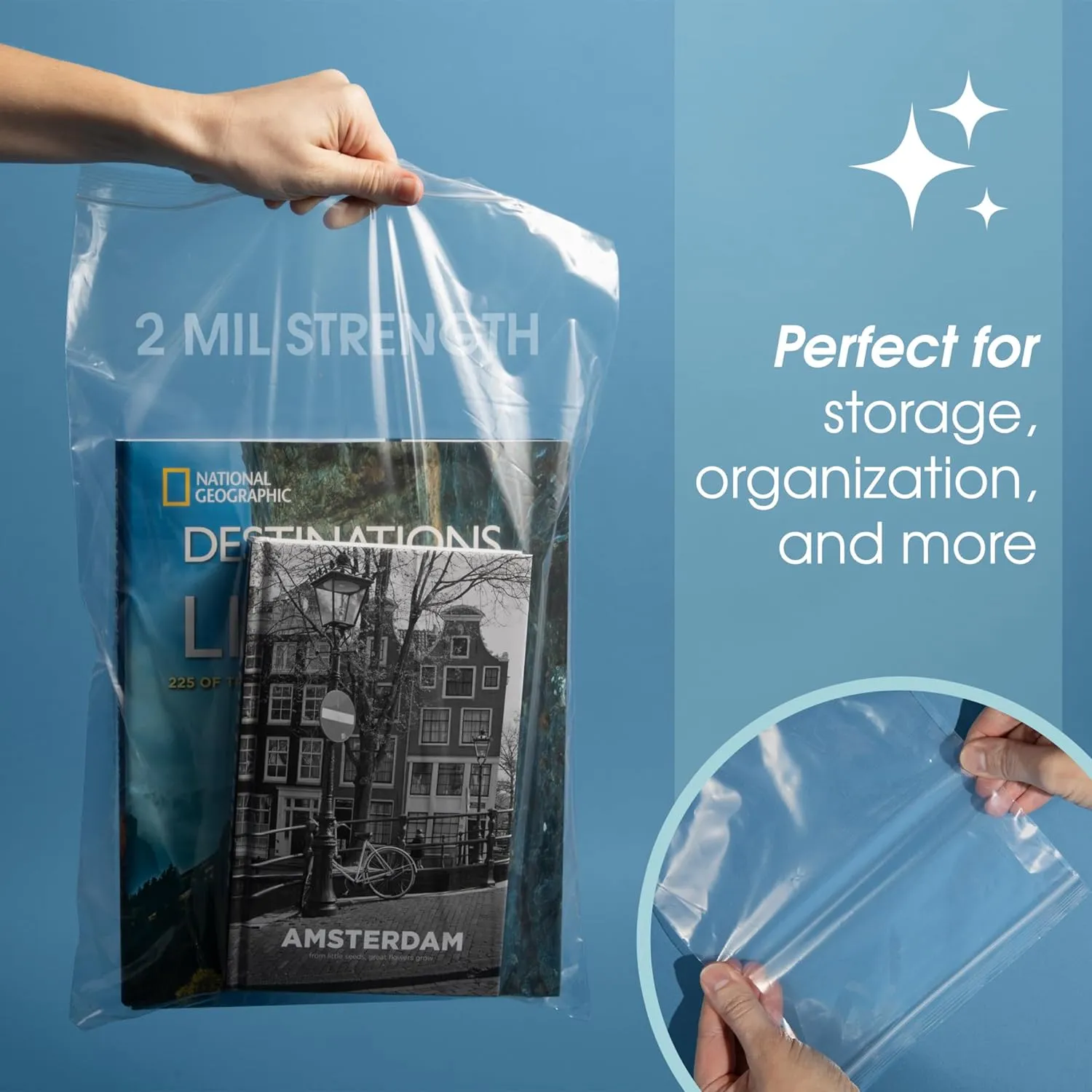 Spartan Industrial - 3” X 6” (1000 Count) 2 Mil Clear Reclosable Zip Plastic Poly Bags with Resealable Lock Seal Zipper