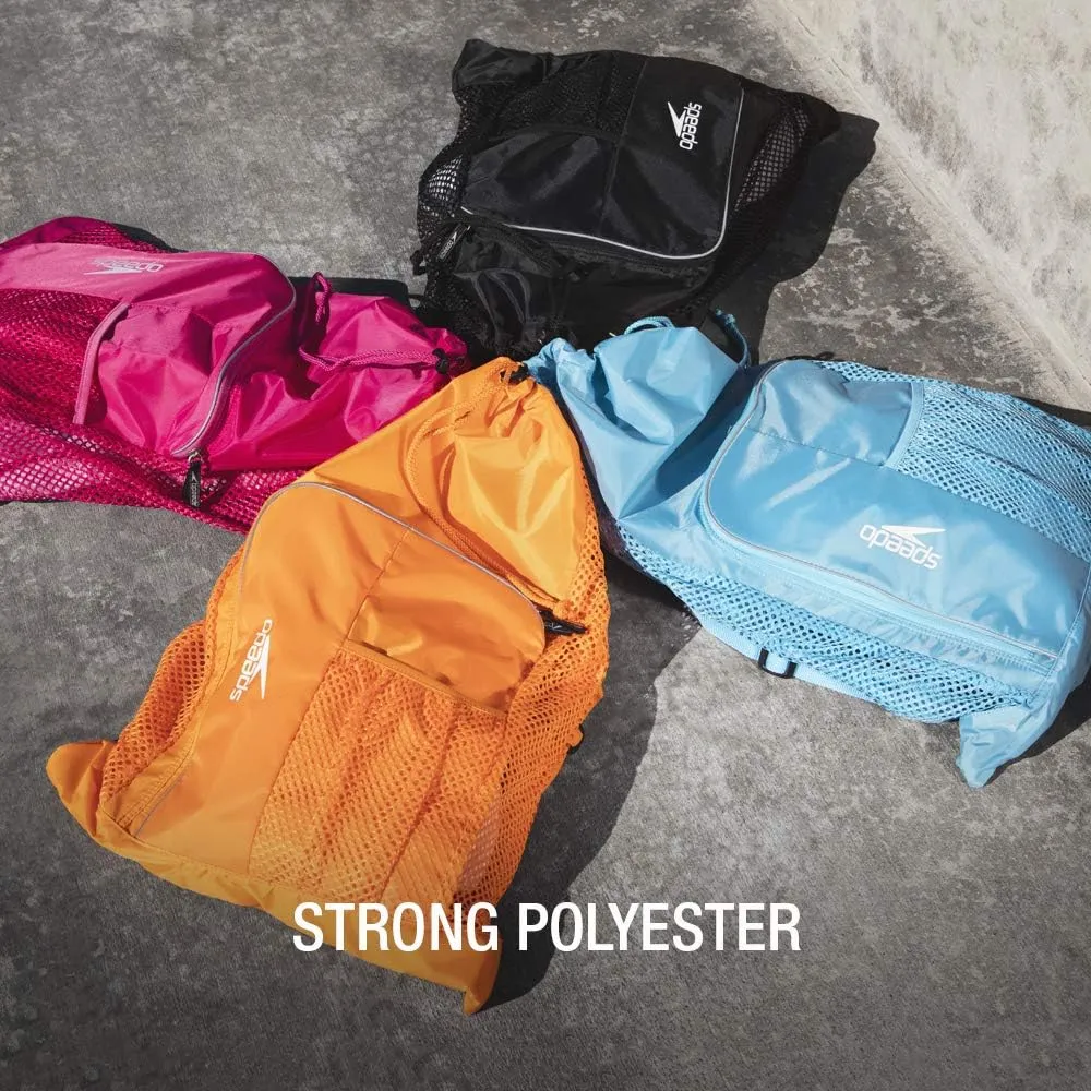 Speedo Unisex-Adult Drawstring Deluxe Ventilator Mesh Equipment Bag