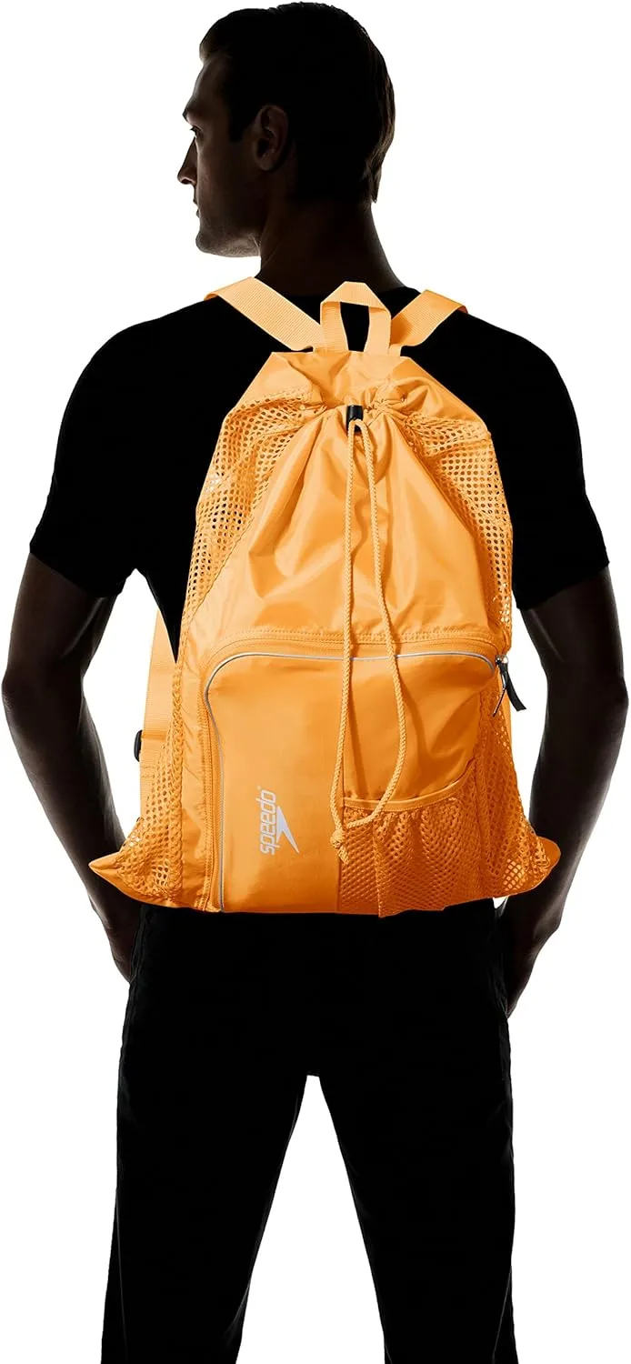 Speedo Unisex-Adult Drawstring Deluxe Ventilator Mesh Equipment Bag