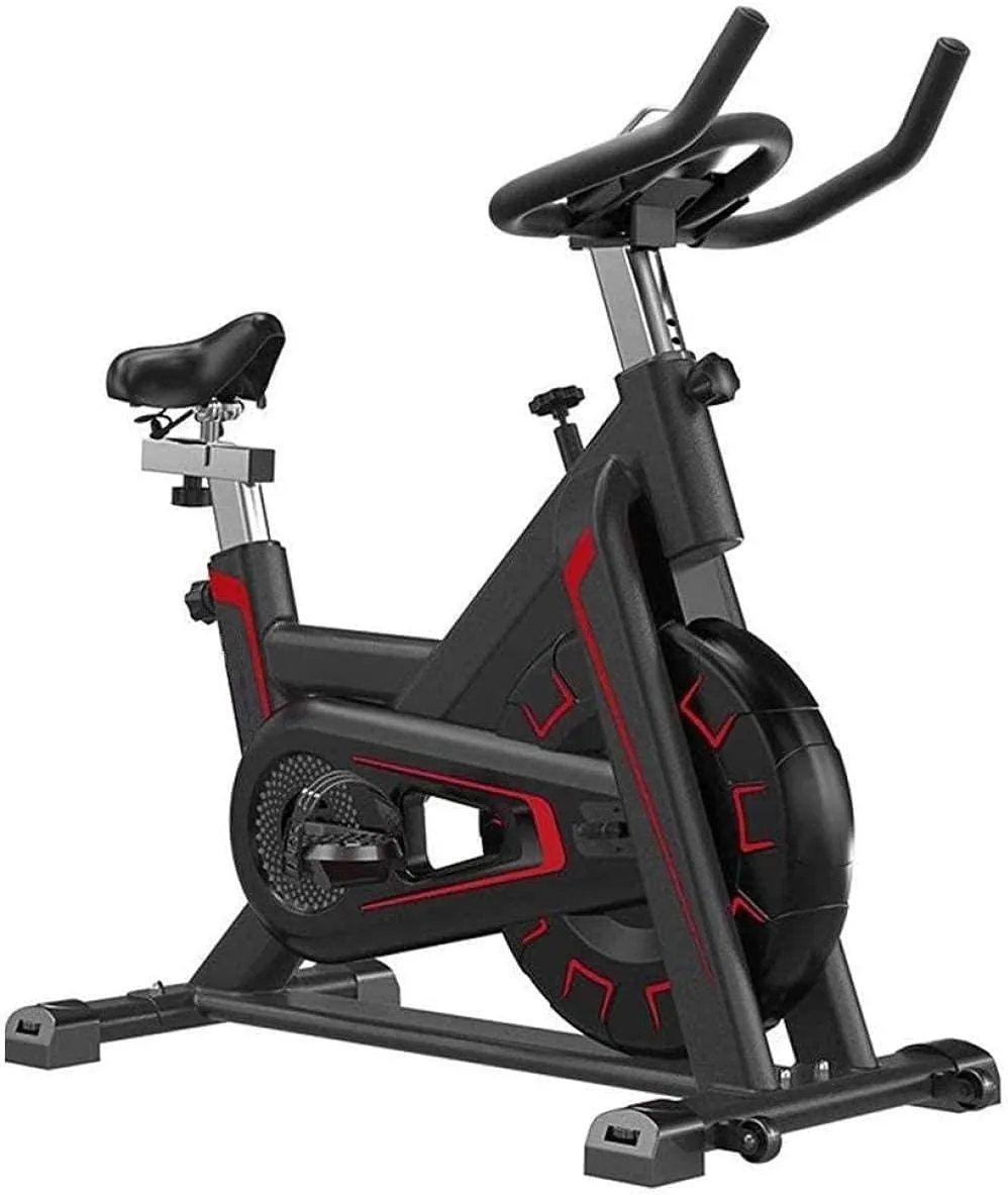 Spinning Bike Fully Wrapped Flywheel With High Safety Indoor Cycling Silent Exercise Bike Fitness Equipment With Tablet Computer Stand Exercise Machine Comfortable