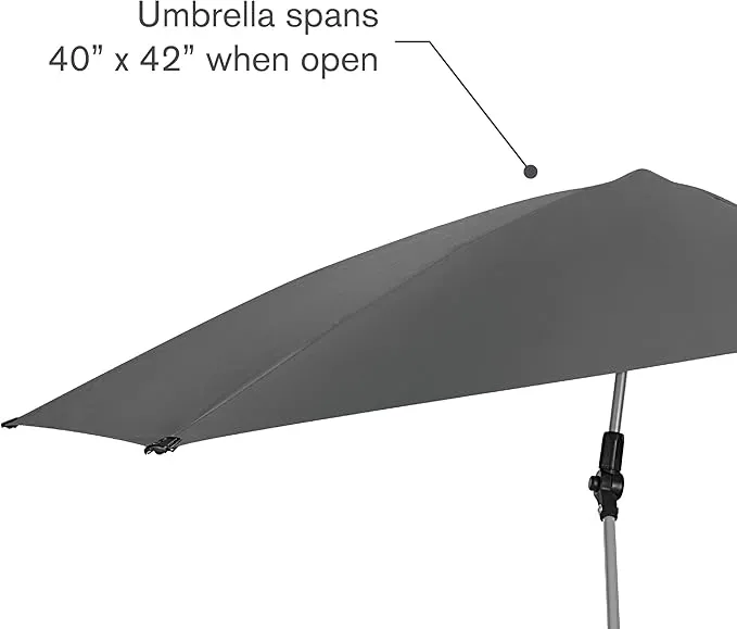 Sport-Brella Versa-Brella SPF 50  Adjustable Umbrella with Universal Clamp