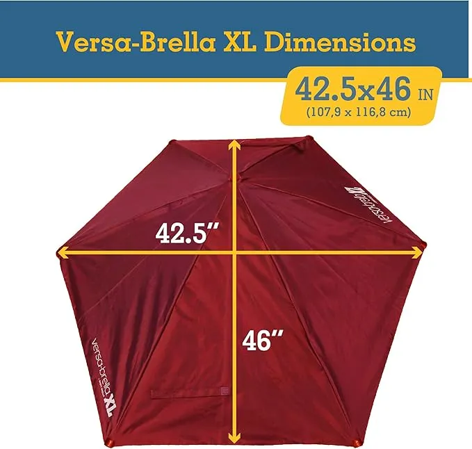 Sport-Brella Versa-Brella SPF 50  Adjustable Umbrella with Universal Clamp