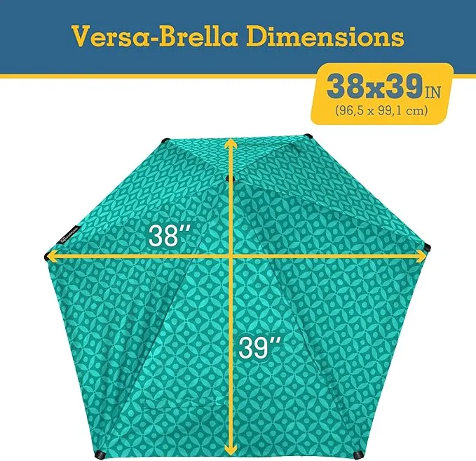Sport-Brella Versa-Brella SPF 50  Adjustable Umbrella with Universal Clamp