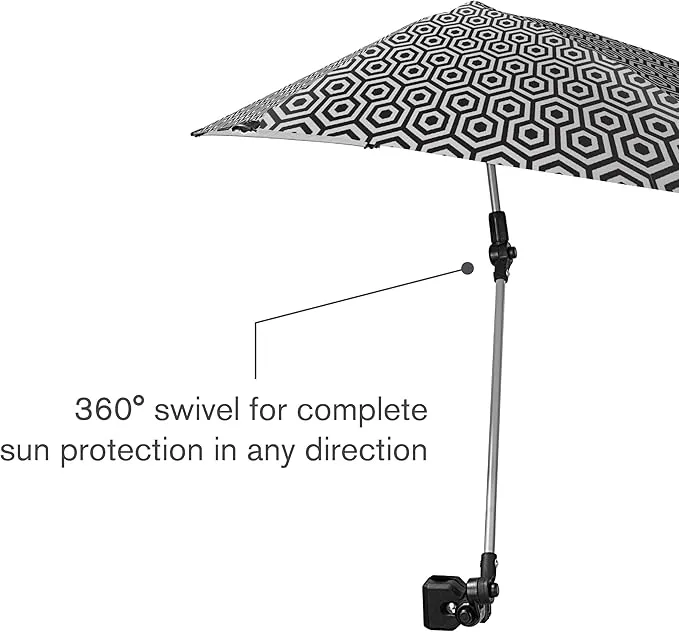 Sport-Brella Versa-Brella SPF 50  Adjustable Umbrella with Universal Clamp