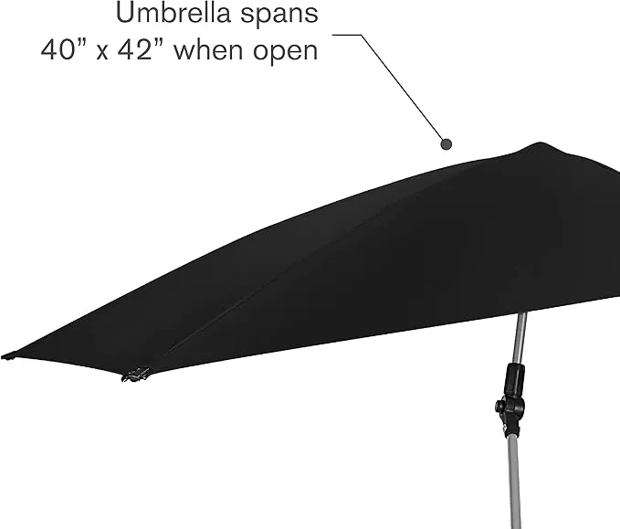 Sport-Brella Versa-Brella SPF 50  Adjustable Umbrella with Universal Clamp