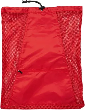 Sporti Swimming Equipment Bag Zipper Pocket, Mesh Drawstring Backpack, Drawstring Bags, Big Mesh Backpack for Workout Gear