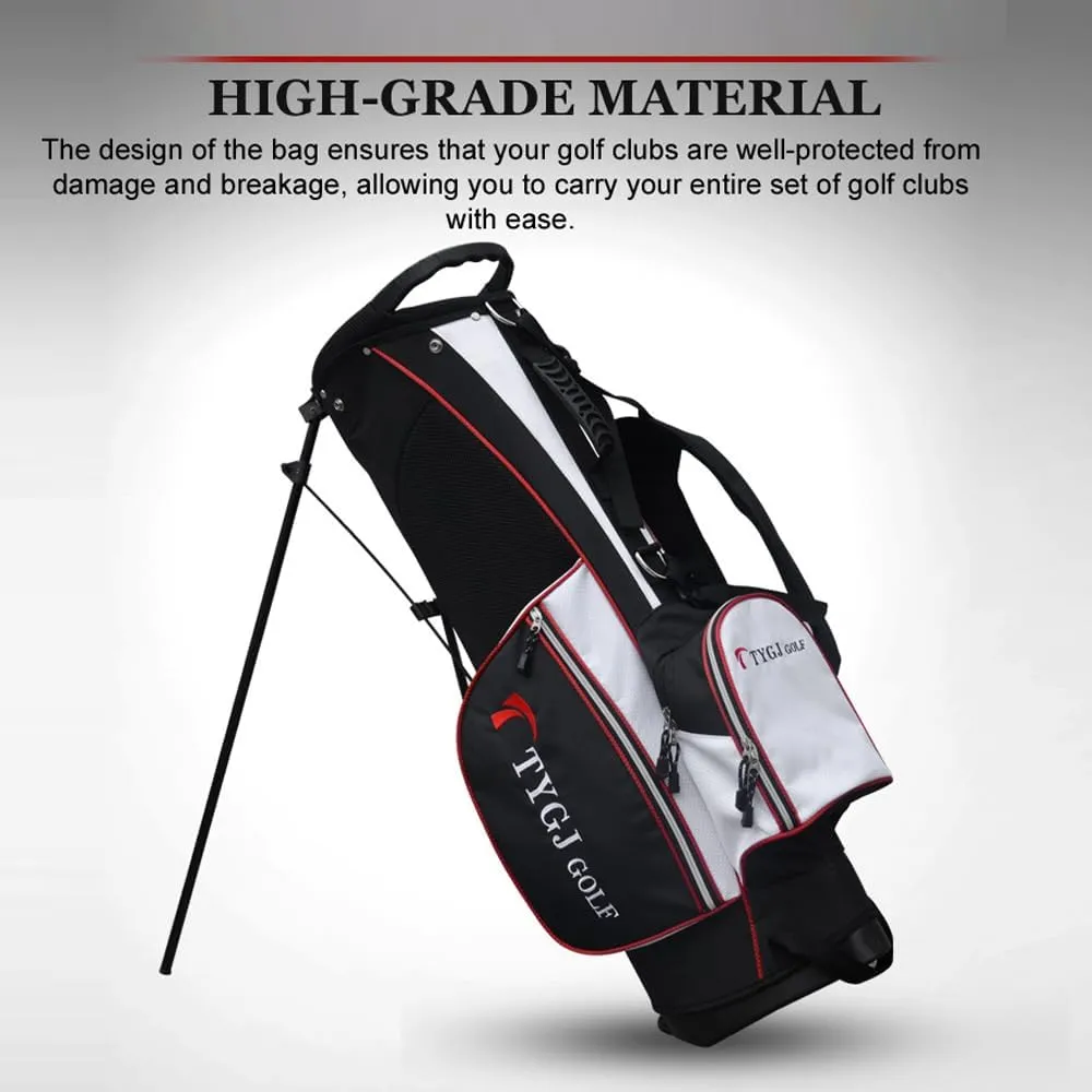 Sports Bag,OEIPSMK Portable Golf Rack Bag with Braces Bracket Golf Bag with Stand Support Lightweight Golf Bag Antifriction Golf Rack Package