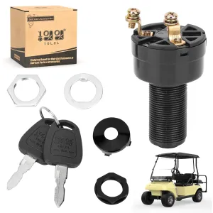 Starter Ignition Key Switch for Club Car DS 1996-up 36V or 48V Electric Golf Cart, OEM# 101826201