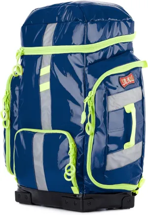 Statpacks New G3  Clinician, Blue EMT Jump Bag for Medics, Pack, Ergonomic, Lightweight BLS ALS Trauma Bag for EMS, Police, Firefighters