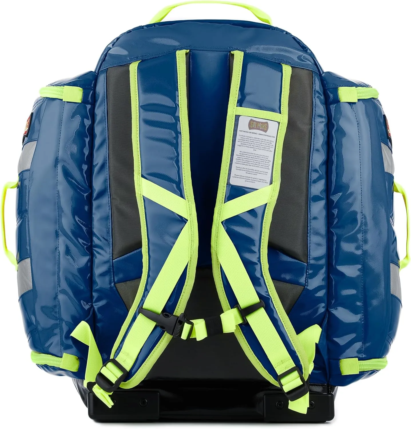 Statpacks New G3  Load N Go, Medic Backpack Fixed Wing Jump Bag, Close-Quarter Quick Access EMS Bag for Firefighters, Police, Trainers, and Rescue (Blue)