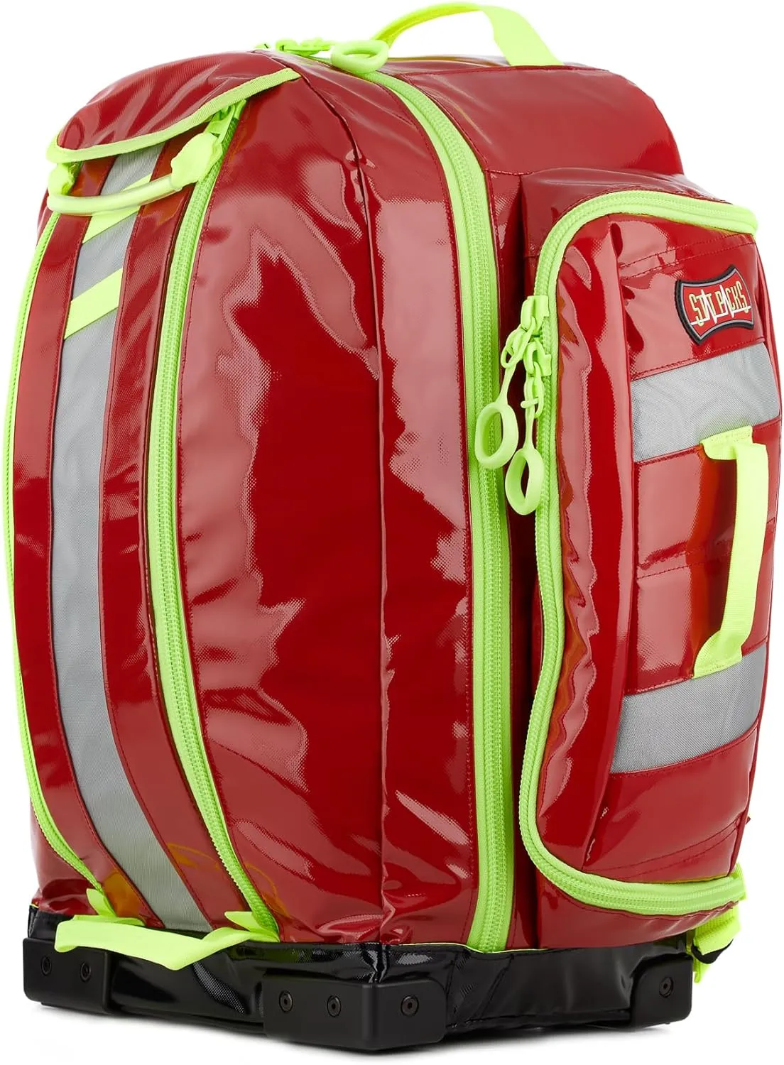 Statpacks New G3  Load N Go Red, EMT Medic Jump Bag, Quick Access Ambulance, EMS Bag for Firefighters, First Responders