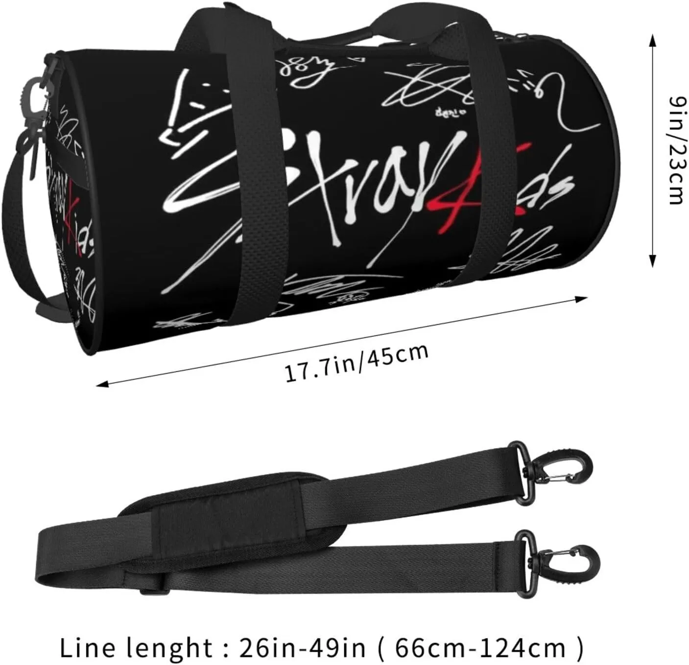 Stray Music Kids Duffel Bags,Traveling Sports Gym Bags for Men and Women