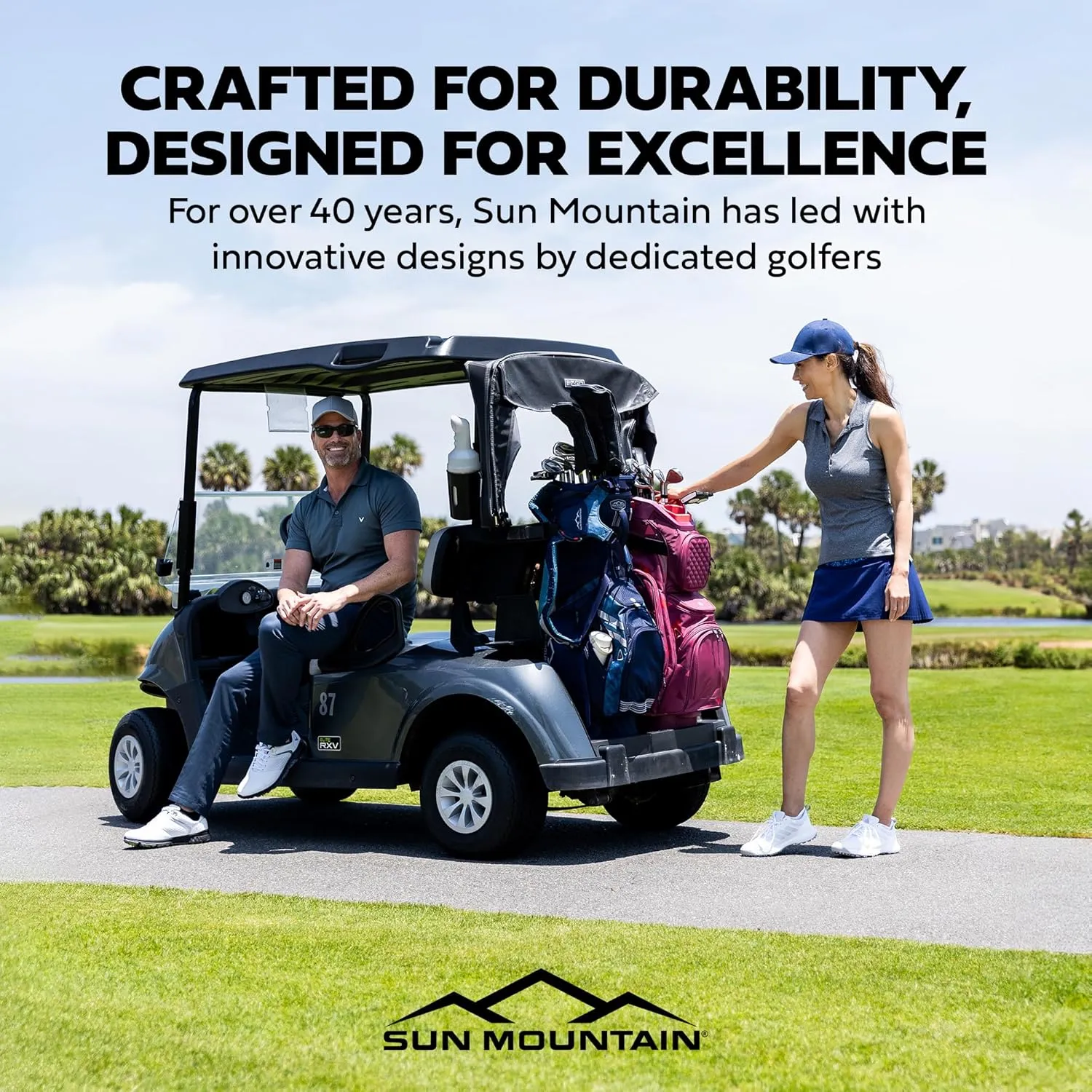 Sun Mountain 2025 4.5LS 14-Way VLO Bag - Prime Organization with Our 14 Way Golf Stand Bag - Lightweight Golf Club Bag with Full-Length Pockets and Adjustable Straps for Enhanced Carry