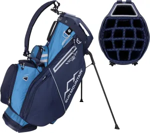 Sun Mountain 2025 C-130 Hybrid Golf Bag with 15 Full-Length Dividers and 9 Pockets for Ultimate Convenience - Lightweight Mens Golf Bag with a Cart-Friendly Base for Golf Carts