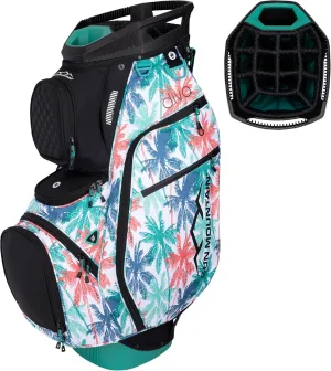 Sun Mountain 2025 Diva 14 Way Divider Golf Bag with 8 Spacious Pockets - Stylish Women's Lightweight Golf Cart Bag with Comfortable Carry Strap for a Seamless Golf Experience