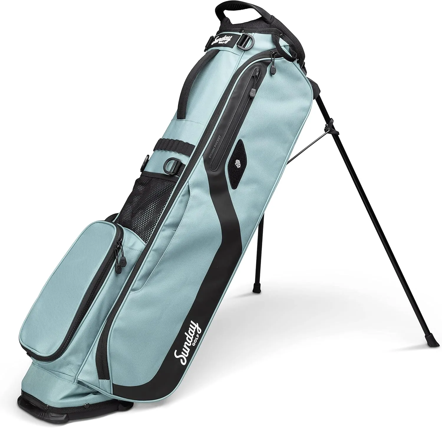 Sunday Golf El Camino Bag - Lightweight Sunday Golf Bag with Strap and Stand – Easy to Carry – Golf Stand Bag for The Driving Range, Par 3 and Standard Courses, 3.9 pounds