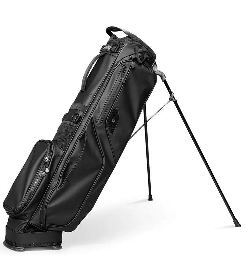 Sunday Golf El Camino S-Class Stand Golf Bag - Black Vegan Leather