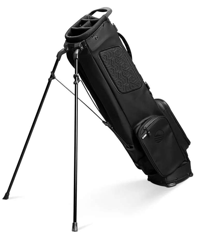 Sunday Golf El Camino S-Class Stand Golf Bag - Black Vegan Leather